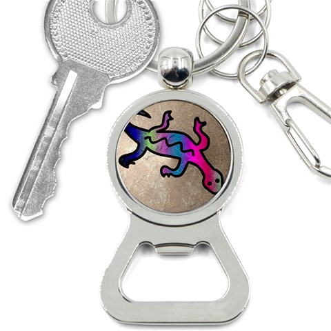 Lizard Bottle Opener Key Chain from ArtsNow.com Front