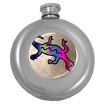 Lizard Hip Flask (Round)