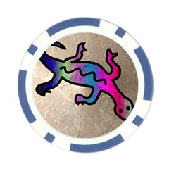 Lizard Poker Chip from ArtsNow.com Front