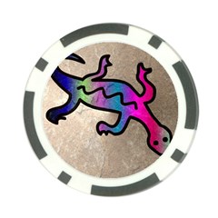 Lizard Poker Chip from ArtsNow.com Back