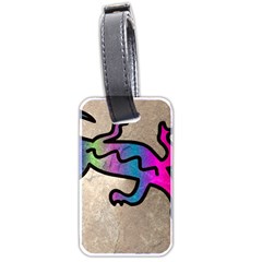 Lizard Luggage Tag (Two Sides) from ArtsNow.com Front