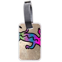 Lizard Luggage Tag (Two Sides) from ArtsNow.com Back