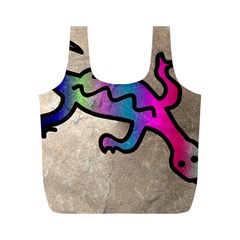 Lizard Reusable Bag (M) from ArtsNow.com Back