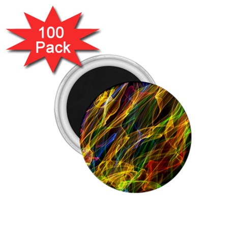 Abstract Smoke 1.75  Button Magnet (100 pack) from ArtsNow.com Front