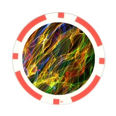 Abstract Smoke Poker Chip from ArtsNow.com Back