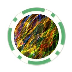 Abstract Smoke Poker Chip from ArtsNow.com Back