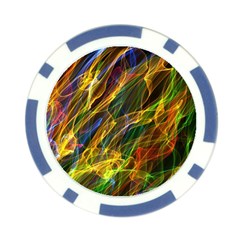 Abstract Smoke Poker Chip from ArtsNow.com Back