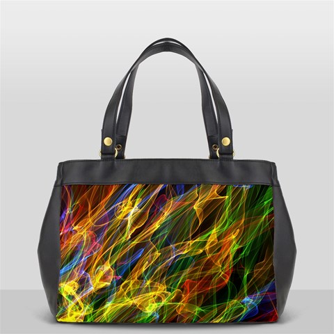 Abstract Smoke Oversize Office Handbag (Two Sides) from ArtsNow.com Back