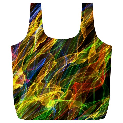 Abstract Smoke Reusable Bag (XL) from ArtsNow.com Back