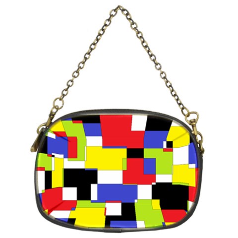 Mod Geometric Chain Purse (Two Sided)  from ArtsNow.com Front