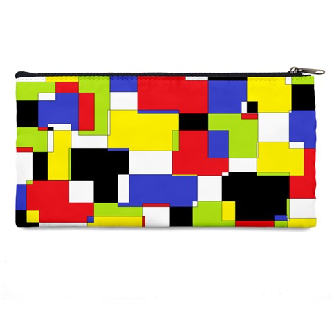 Mod Geometric Pencil Case from ArtsNow.com Back