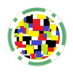 Mod Geometric Poker Chip (10 Pack) from ArtsNow.com Front