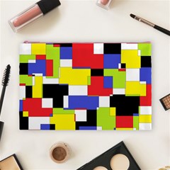 Mod Geometric Cosmetic Bag (Large) from ArtsNow.com Front