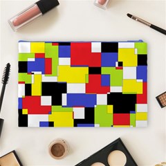 Mod Geometric Cosmetic Bag (Large) from ArtsNow.com Back