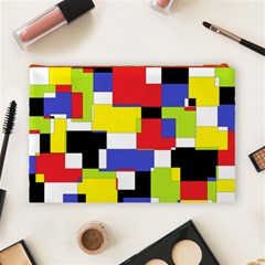 Mod Geometric Cosmetic Bag (Large) from ArtsNow.com Back