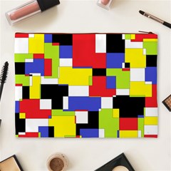 Mod Geometric Cosmetic Bag (XL) from ArtsNow.com Back