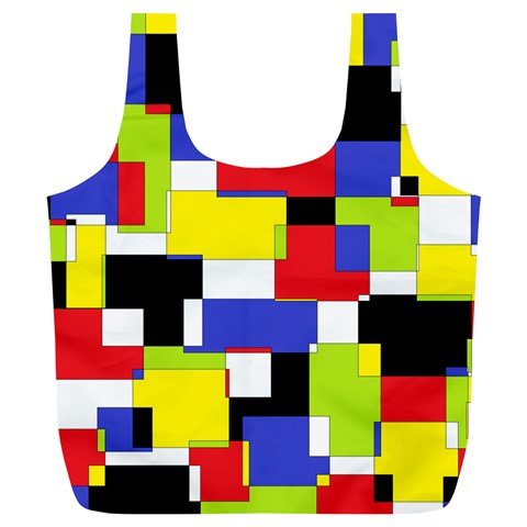 Mod Geometric Reusable Bag (XL) from ArtsNow.com Back