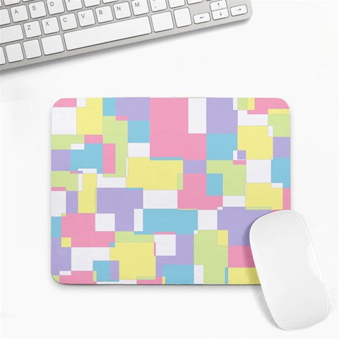 Mod Pastel Geometric Small Mouse Pad (Rectangle) from ArtsNow.com Front