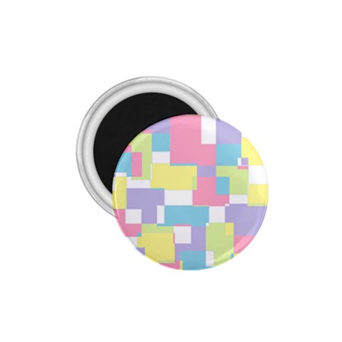 Mod Pastel Geometric 1.75  Button Magnet from ArtsNow.com Front