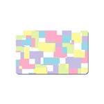 Mod Pastel Geometric Magnet (Name Card)