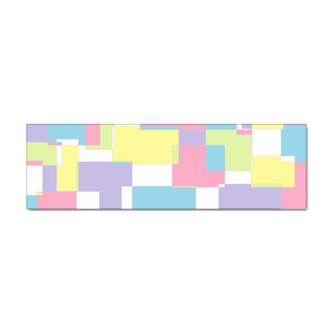 Mod Pastel Geometric Bumper Sticker 10 Pack from ArtsNow.com Front