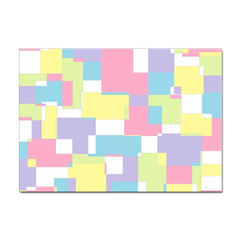 Mod Pastel Geometric A4 Sticker 100 Pack from ArtsNow.com Front