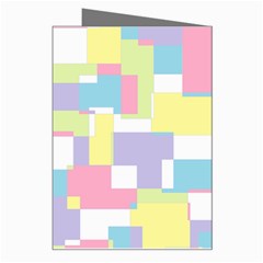 Mod Pastel Geometric Greeting Card from ArtsNow.com Right