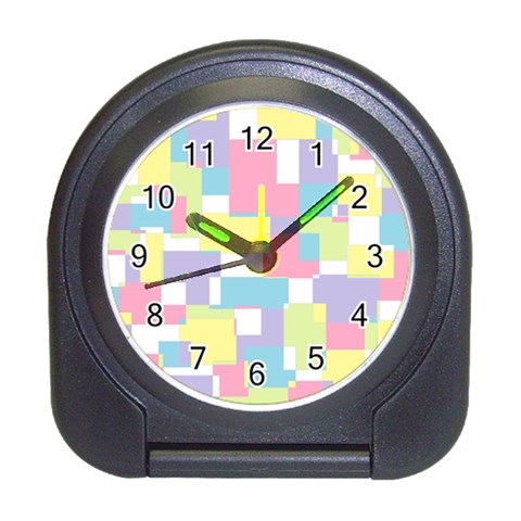 Mod Pastel Geometric Desk Alarm Clock from ArtsNow.com Front