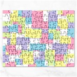 Mod Pastel Geometric Jigsaw Puzzle (Rectangle)