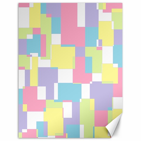 Mod Pastel Geometric Canvas 12  x 16  (Unframed) from ArtsNow.com 11.86 x15.41  Canvas - 1