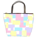 Mod Pastel Geometric Bucket Handbag