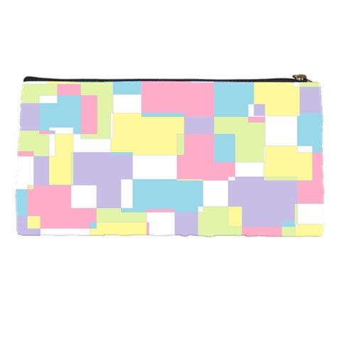 Mod Pastel Geometric Pencil Case from ArtsNow.com Back