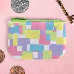 Mod Pastel Geometric Coin Change Purse from ArtsNow.com Front