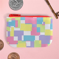 Mod Pastel Geometric Coin Change Purse from ArtsNow.com Front