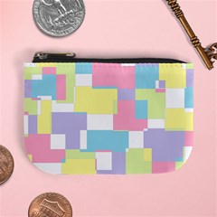 Mod Pastel Geometric Coin Change Purse from ArtsNow.com Front