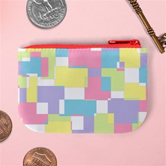 Mod Pastel Geometric Coin Change Purse from ArtsNow.com Back