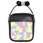 Mod Pastel Geometric Girl s Sling Bag