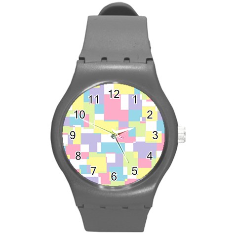 Mod Pastel Geometric Plastic Sport Watch (Medium) from ArtsNow.com Front