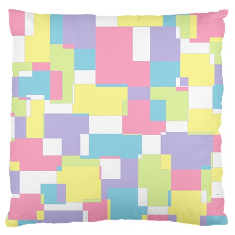 Mod Pastel Geometric Large Cushion Case (Single Sided)  from ArtsNow.com Front