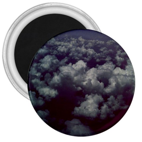 Through The Evening Clouds 3  Button Magnet from ArtsNow.com Front