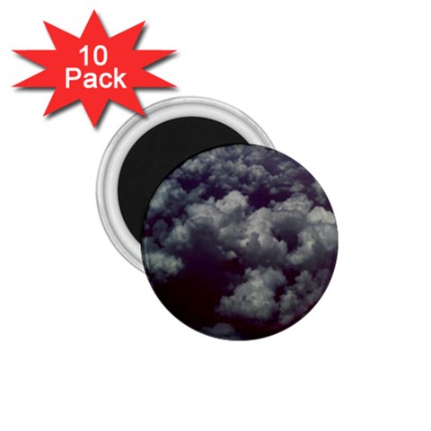 Through The Evening Clouds 1.75  Button Magnet (10 pack) from ArtsNow.com Front