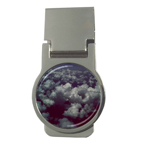 Through The Evening Clouds Money Clip (Round) from ArtsNow.com Front