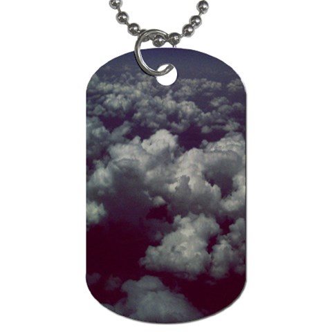 Through The Evening Clouds Dog Tag (One Sided) from ArtsNow.com Front