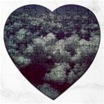 Through The Evening Clouds Jigsaw Puzzle (Heart)