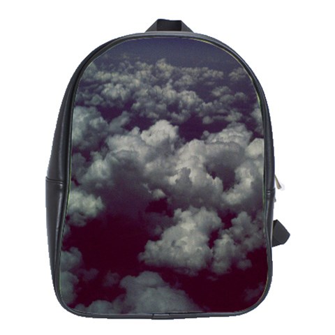 Through The Evening Clouds School Bag (Large) from ArtsNow.com Front