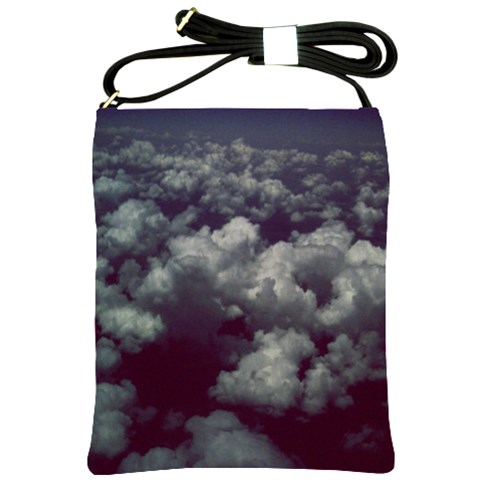 Through The Evening Clouds Shoulder Sling Bag from ArtsNow.com Front