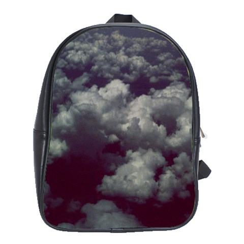 Through The Evening Clouds School Bag (XL) from ArtsNow.com Front