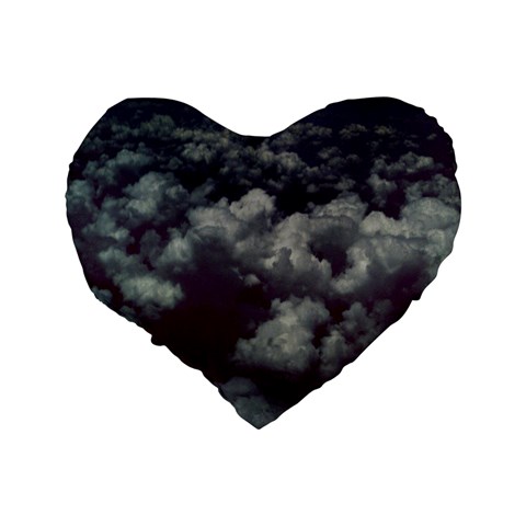 Through The Evening Clouds 16  Premium Heart Shape Cushion  from ArtsNow.com Back