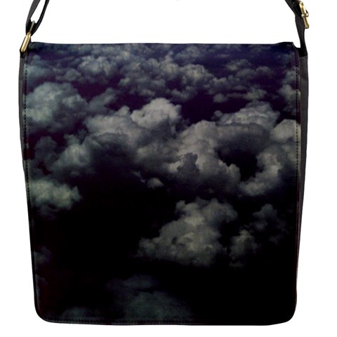 Through The Evening Clouds Flap Closure Messenger Bag (Small) from ArtsNow.com Front