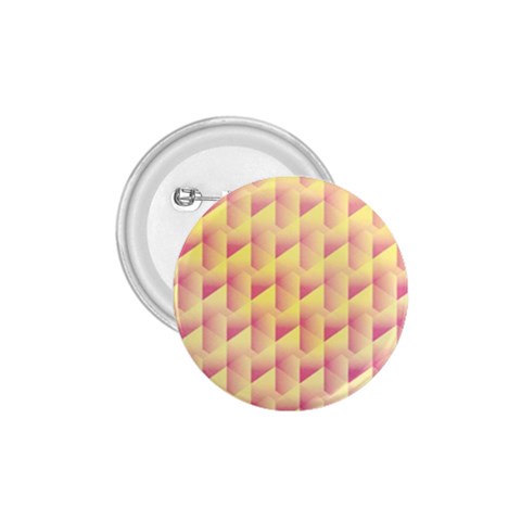 Geometric Pink & Yellow  1.75  Button from ArtsNow.com Front